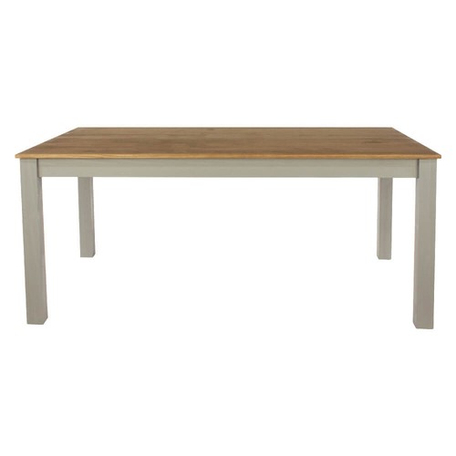 Large dining table grey and - table, in