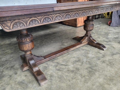 Vintage dark oak large