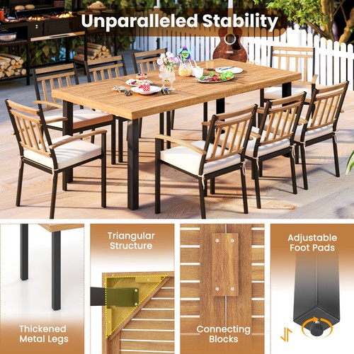 Large patio dining table - patio,
