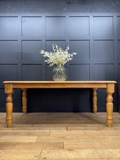 Large Beech Farmhouse Dining