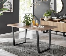 Kylo 6 Seat Large Brown Wood