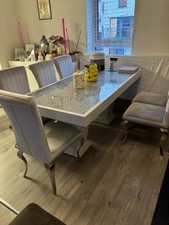 Large White Crystal Dining