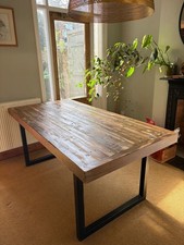 large reclaimed wooden table