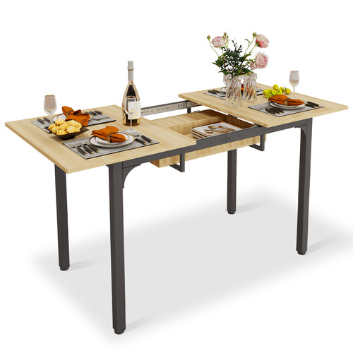Wooden extendable dining - wooden,